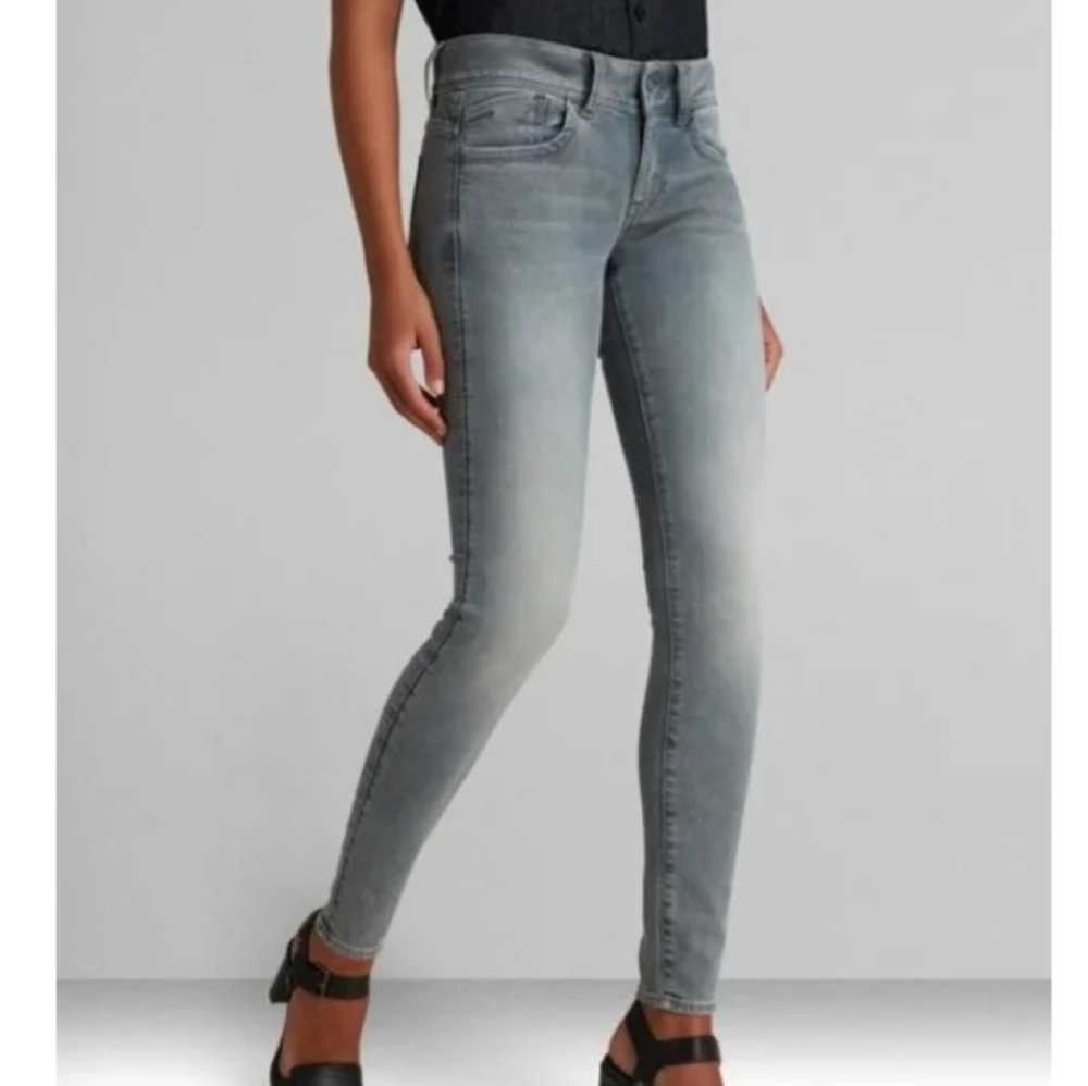 Women's Gray G Star Raw Skinny Jeans